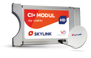 Satelitní komplet s CA modulem
