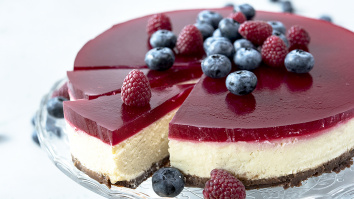 Newyorský cheesecake s malinami