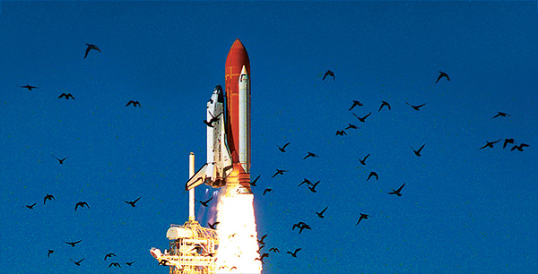Start raketoplánu Challenger