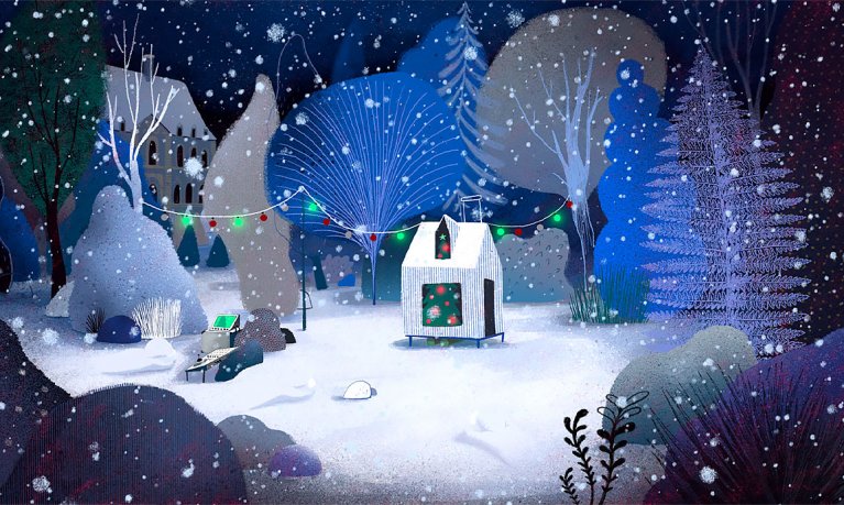 Santa pod stromeček – animovaná pohádka - Foto 1