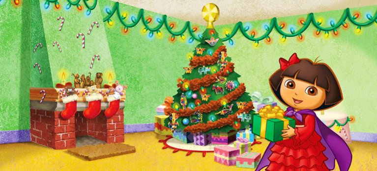 Dora a její dobrodružství s vánoční koledou