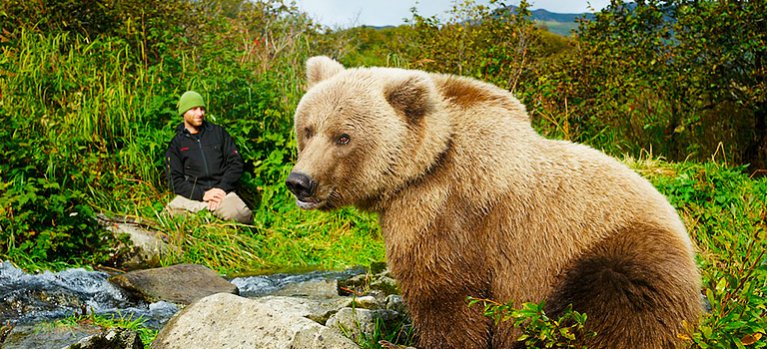 Dokument Sám mezi medvědy grizzly