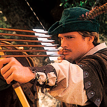 Dobrodružný film Bláznivý příběh Robina Hooda