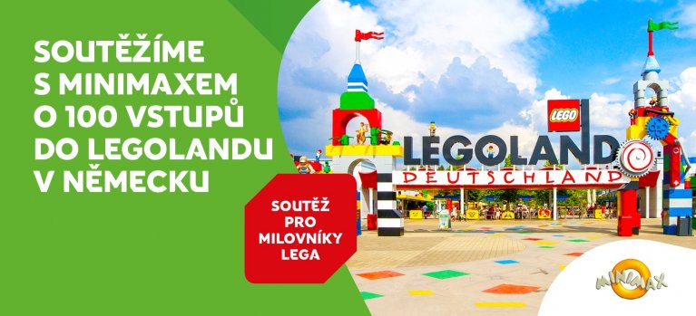 Soutěž s Minimaxem o 100 vstupů do Legolandu